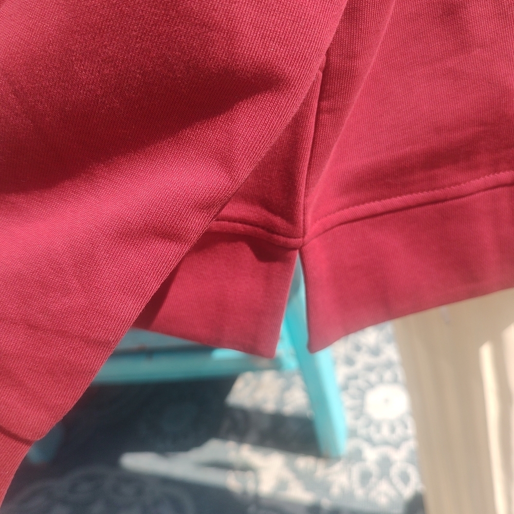 TBY Stylish Men's XXL Burgundy Zip-Up Hoodie NWT - Picture 7 of 10